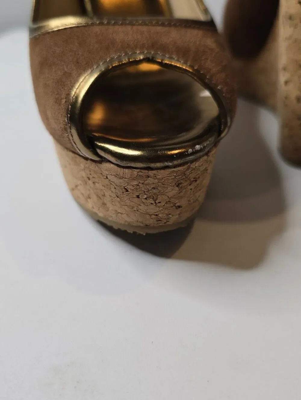 Jimmy Choo Papina Cork Wedges Size 38 - Picture 5 of 8